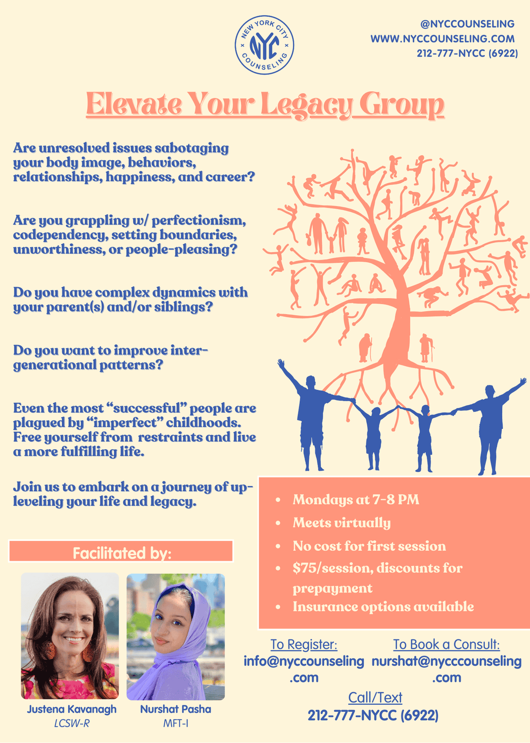Interpersonal group therapy flier