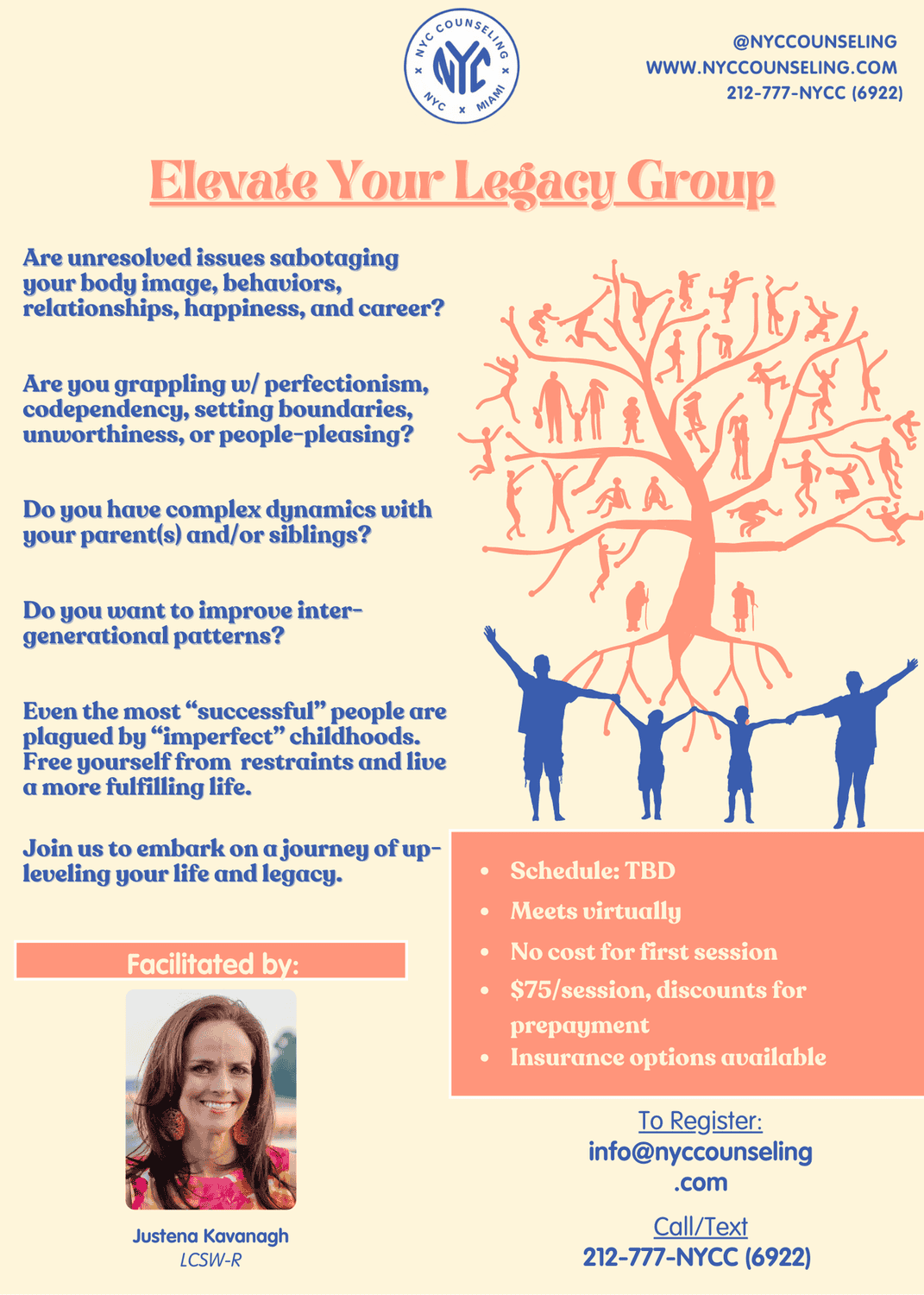 Interpersonal group therapy flier