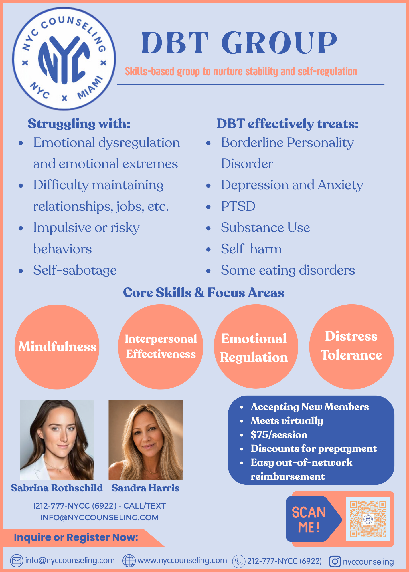 Divorce Therapy Group- NYC Counseling. Meets virtually.