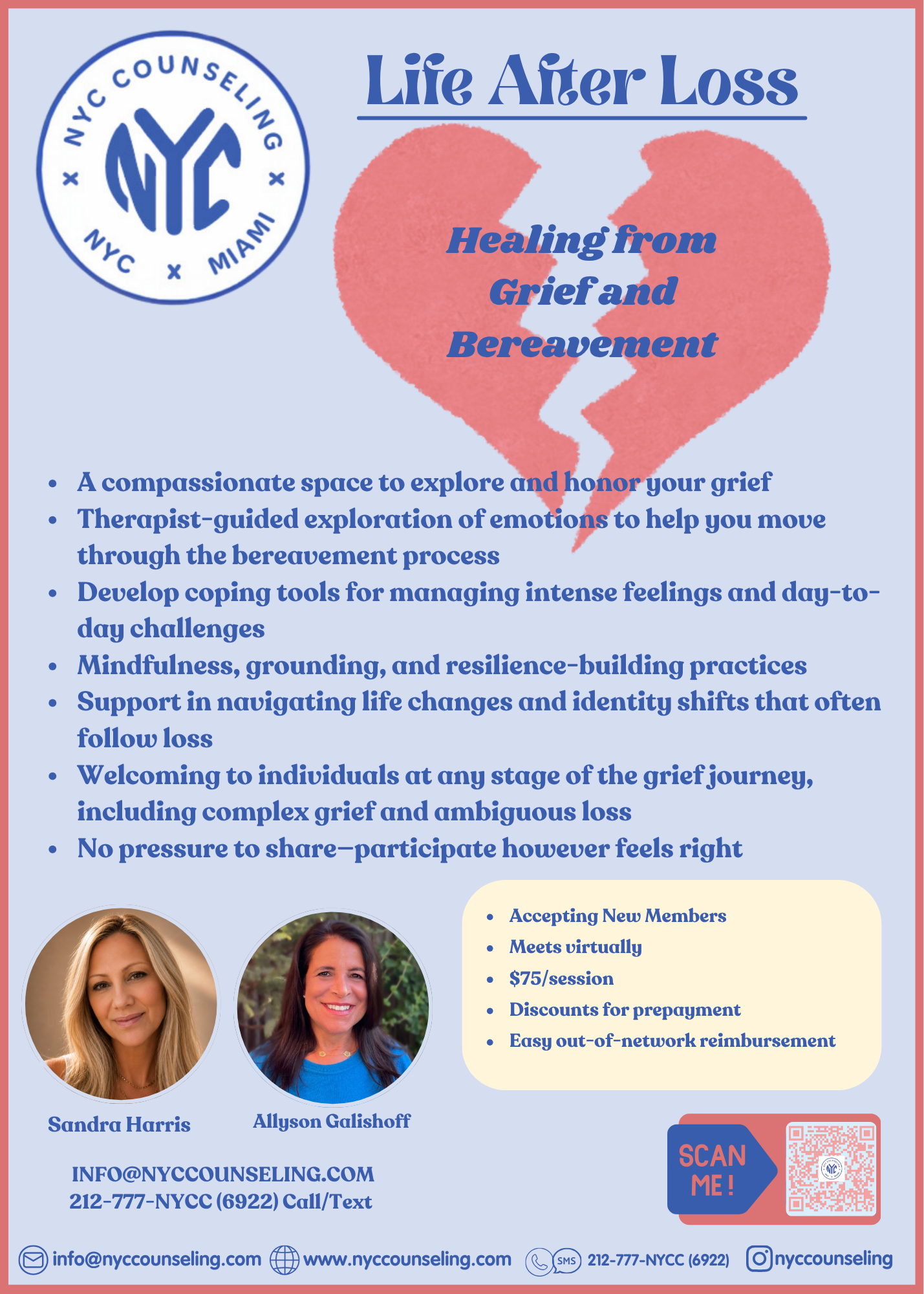 Virtual (Online) Therapy Group for Narcissistic Abuse Recovery offered by NYC Counseling.